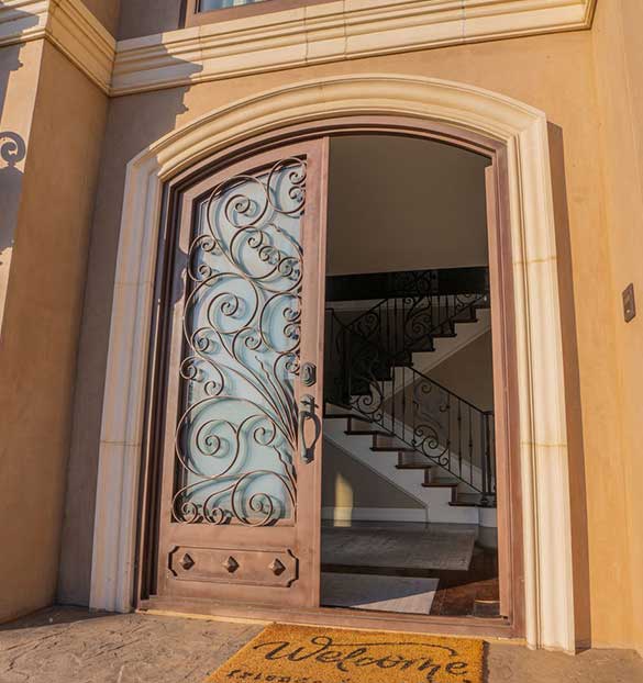 Welcoming front entrance of our sober living home in Los Angeles